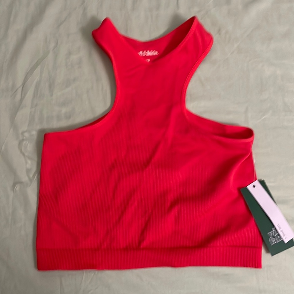 WILD FABLE Red Ribbed Tank Top